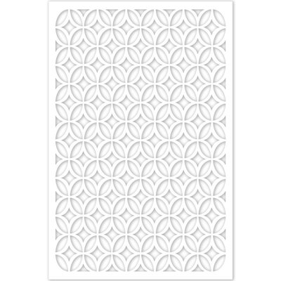 Écran d'intimité en vinyle 48 po x 32 po Moors Ellipses