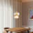 Levona 1-Light Crystal Drum Modern Pendant Light-703914832