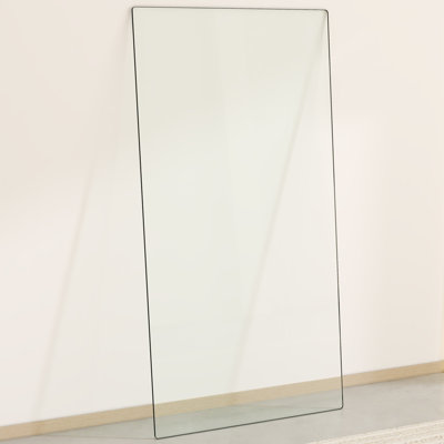 SEULEMENT Plateau de table en verre séparé. Plateau de table rectangulaire en verre trempé transparent de 24 po x 48 po. Convient à diverses occasions telles que les cuisines et les restaurants. Transparent, 24 x 48 x 0,31 po.