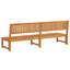 vidaXL Sun Lounger Reclining Oil Natural Solid Acacia wood Outdoor Seating-1617443868
