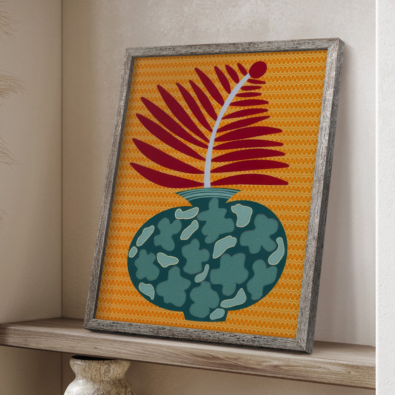 Reproduction encadrée Snappy Botanical II - bois massif, H 11 po x l 9 po