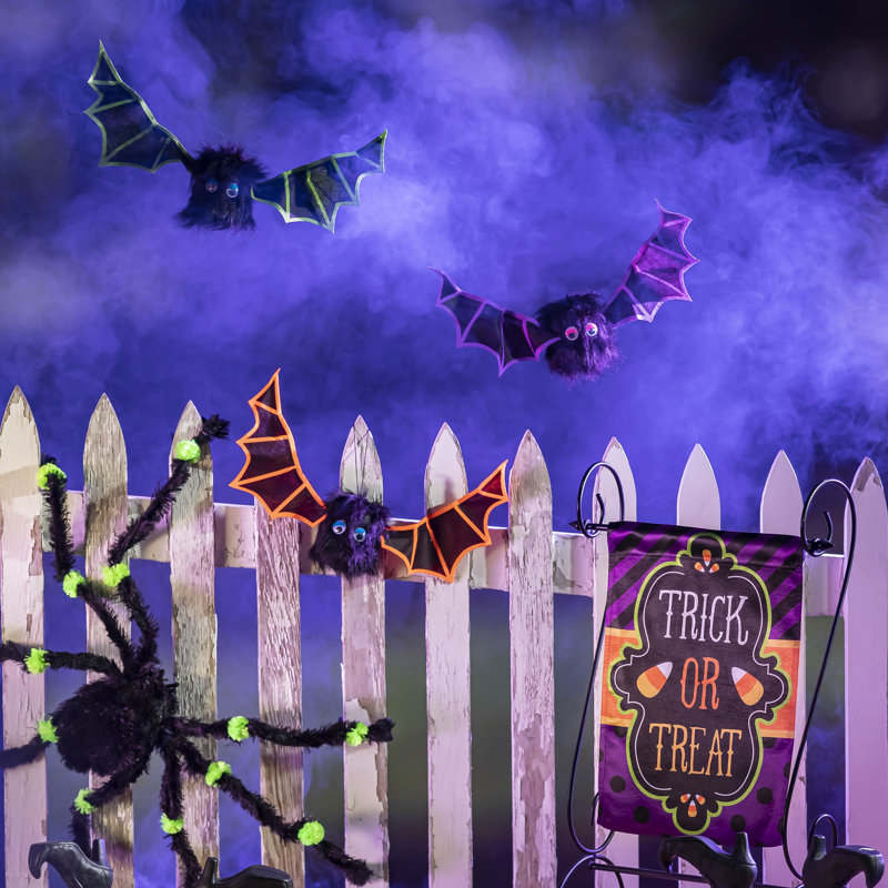 Batte d'Halloween avec son Fenet, Orange