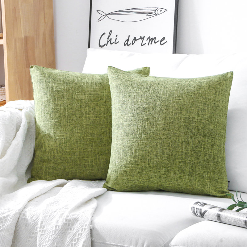 Square Throw Cushion, Navy, Polyester, 18" H x 18" W