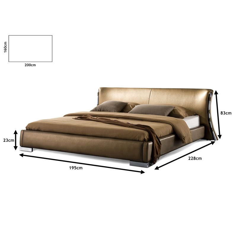 Paris Upholstered Bed, 160 x 200cm