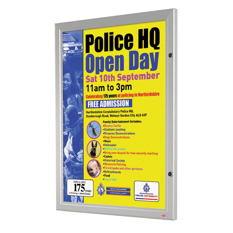 Locking Poster Case Board, 59.4 cm H x 42 cm W