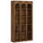 70.87" 5-Tier Rustic Brown Farmhouse Arched Bookcase For Living Room