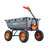 VEVOR Dump Cart, Poly Garden Dump Cart with Easy to Assemble Steel Frame Dump Wagon