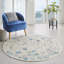 Tapis à motif floral ivoire Zaizi-87129202