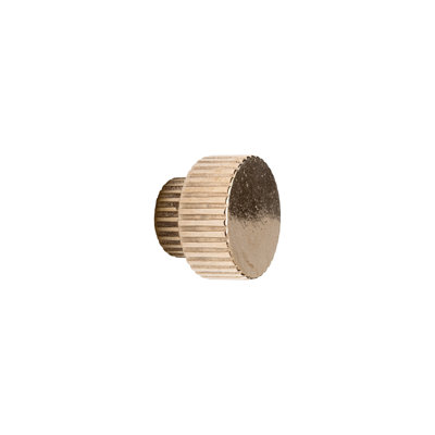 Flute Bronze Round Knob