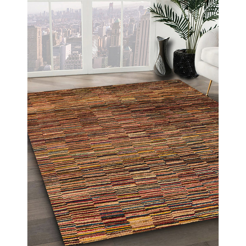 Agron Abstract Indoor Rug, Square 7'