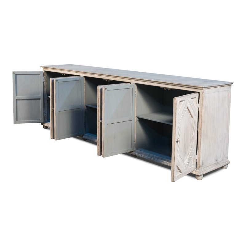 Diamond 112'' W Solid Wood Sideboard