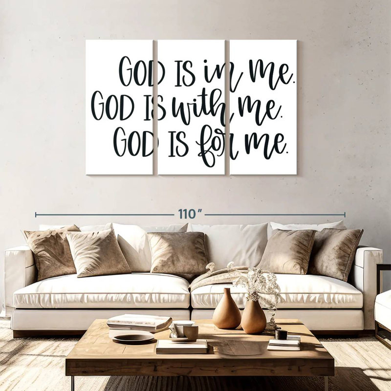 Tergel God Is, 48" H x 74" W