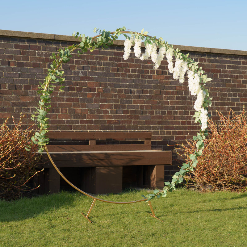 Round Arch Frame, Gold, 180cm H x 50cm W x 3cm D