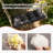 Outdoor Bench Cushion , Waterproof  Tufted Bench Cushion, Fade-Resistant Bench Pillow, Bench Pad for Outdoor/Indoor Chair,48x18x4in,Gray-1090846227-1090846237