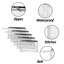 HeavyDuty Multipurpose Waterproof Clear Pouch with Sturdy Zipper,Portable Travel Toiletry Makeup Bag
