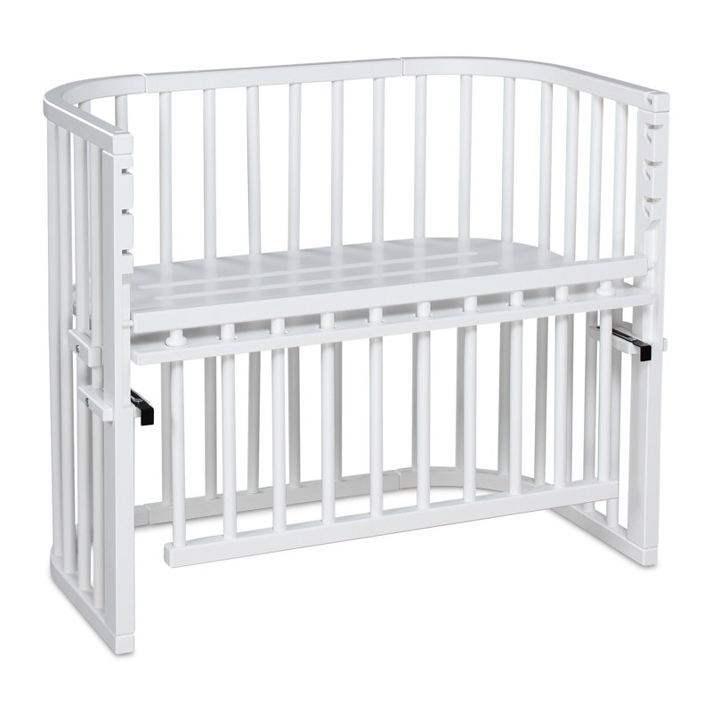 babybay Maxi Comfort Plus co-sleeper, Lacquered White