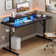Bueche Metal Base Computer Desk