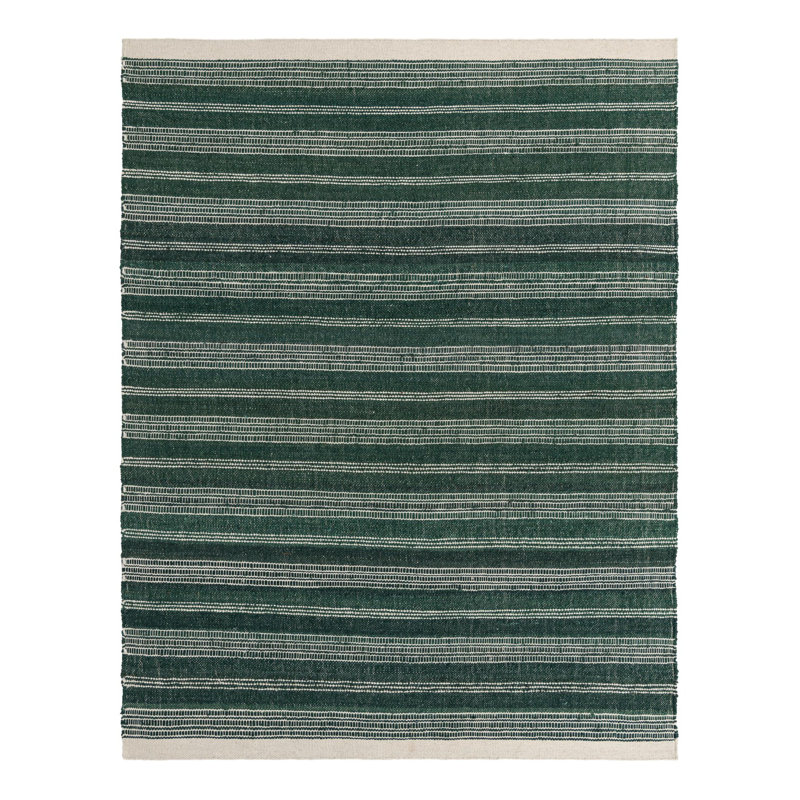 Lariat Rug-Hunter Green, Rectangle 9' x 12'