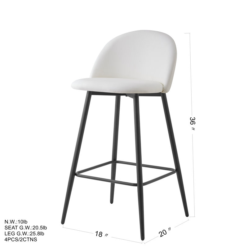 Tabouret de comptoir Jecho Alan