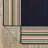 Sherley Multi-Stripe Border Navy/ Multi Indoor-Outdoor Area Rug-1563054677