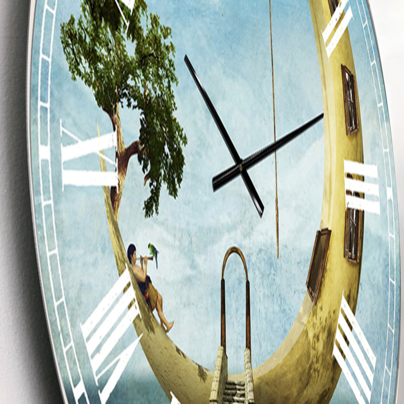 Horloge murale moderne Home Sweet Moon, Petit
