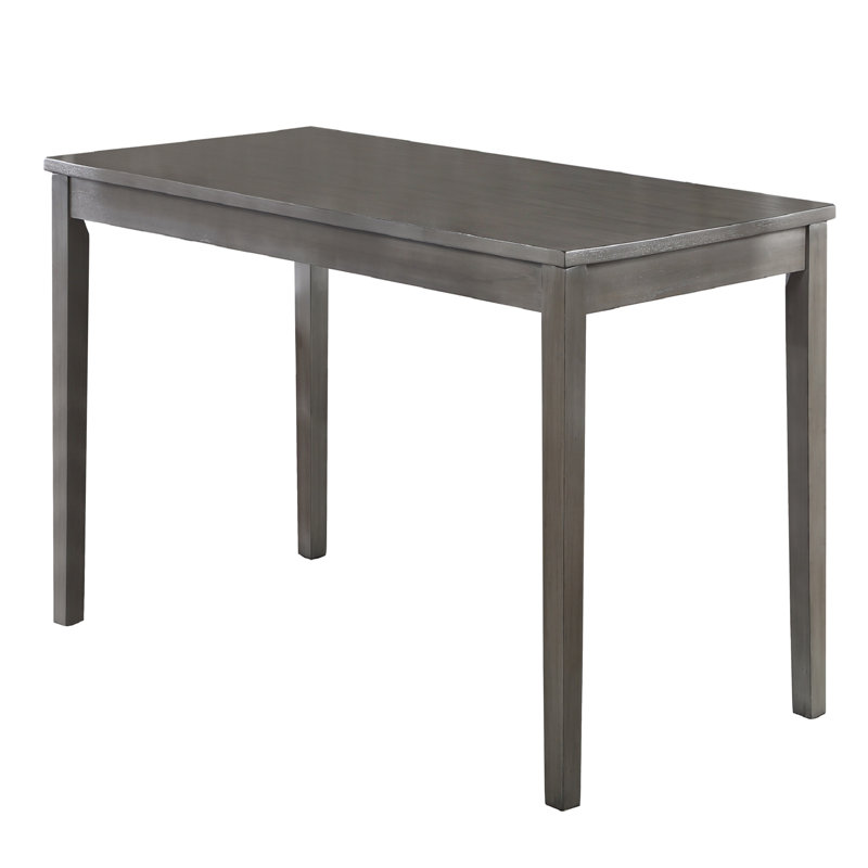 Table à manger avec pieds carrés, Gris