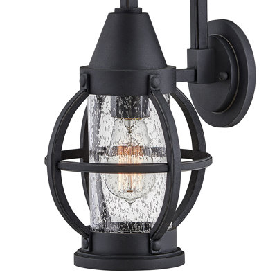 Chatham Museum Black Outdoor Wall Lantern