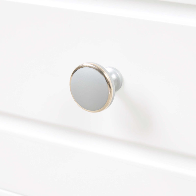 Meuble-lavabo de 20 po avec lavabo, armoire de salle de bain avec porte en verre à fermeture douce, tiroir, Blanc