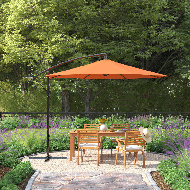 Parasol de jardin Pure Garden, Orange brûlé