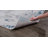 Rug Branch Amara 2' x 14' (2'3" x 14') Blue/Cream Abstract Indoor Runner Rug, Contemporary, Medium Pile, Stain-Resistant Hallway Carpet - Entryway, Mudroom, Bedroom, and Kitchen-1495091878