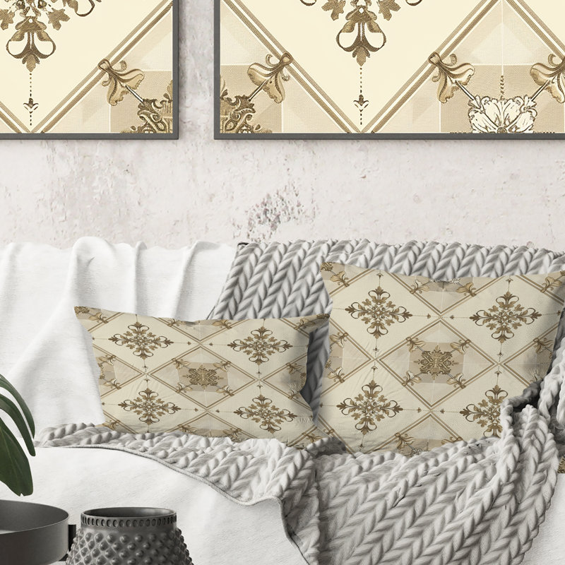 Coussin lombaire ivoire ivoire Argyle