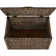 Ved Heavy-duty Water Hyacinth Wicker Storage Trunk with Metal Frame