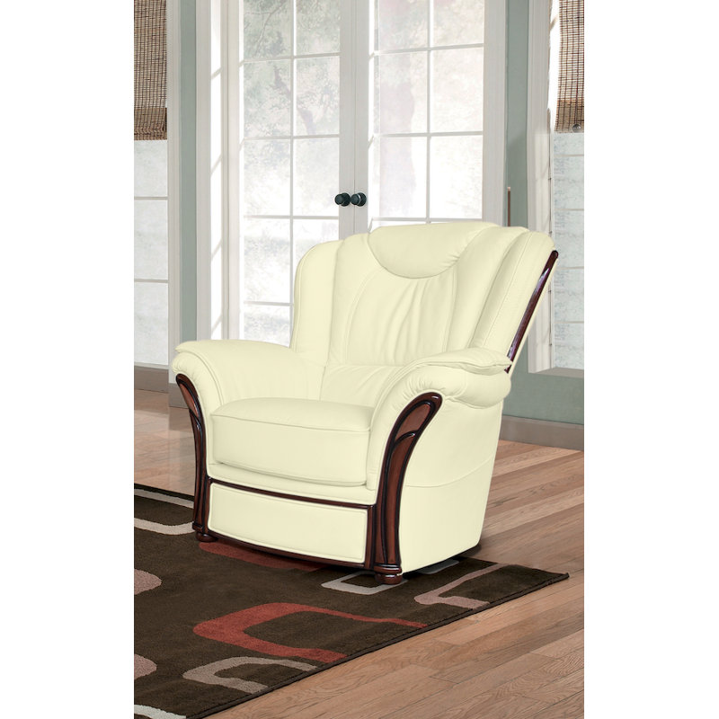 Higbee 97cm Wide Standard Recliner, Beige