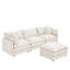 Canapé modulaire en L avec repose-pieds amovible-2117238831