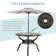 Round Metal Outdoor Dining Table