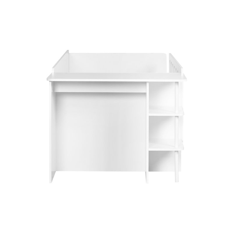 Wifrith Single (3') Standard Bed Frame with Desk Included