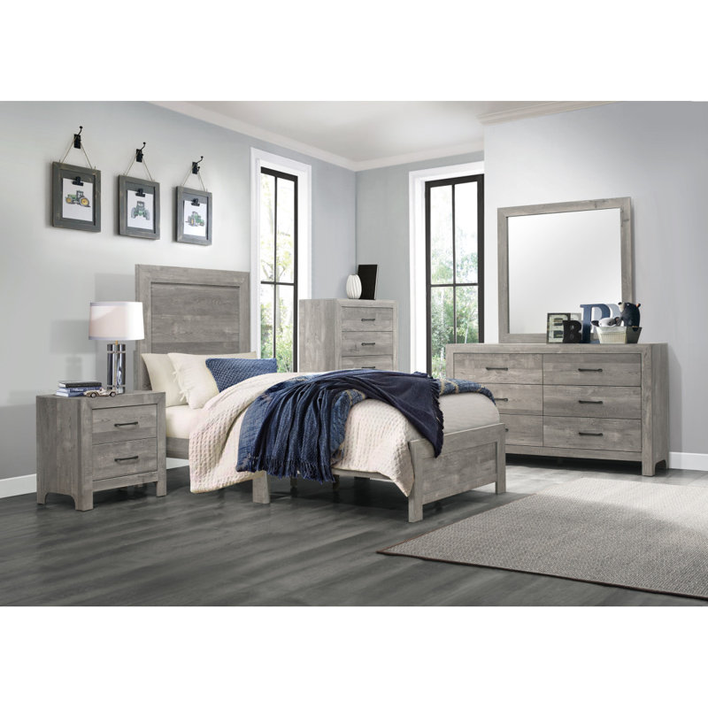 Commode 1 pièce rustique avec tiroirs de rangement