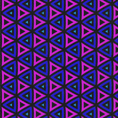 Tapis bleu/rose à motifs Monson