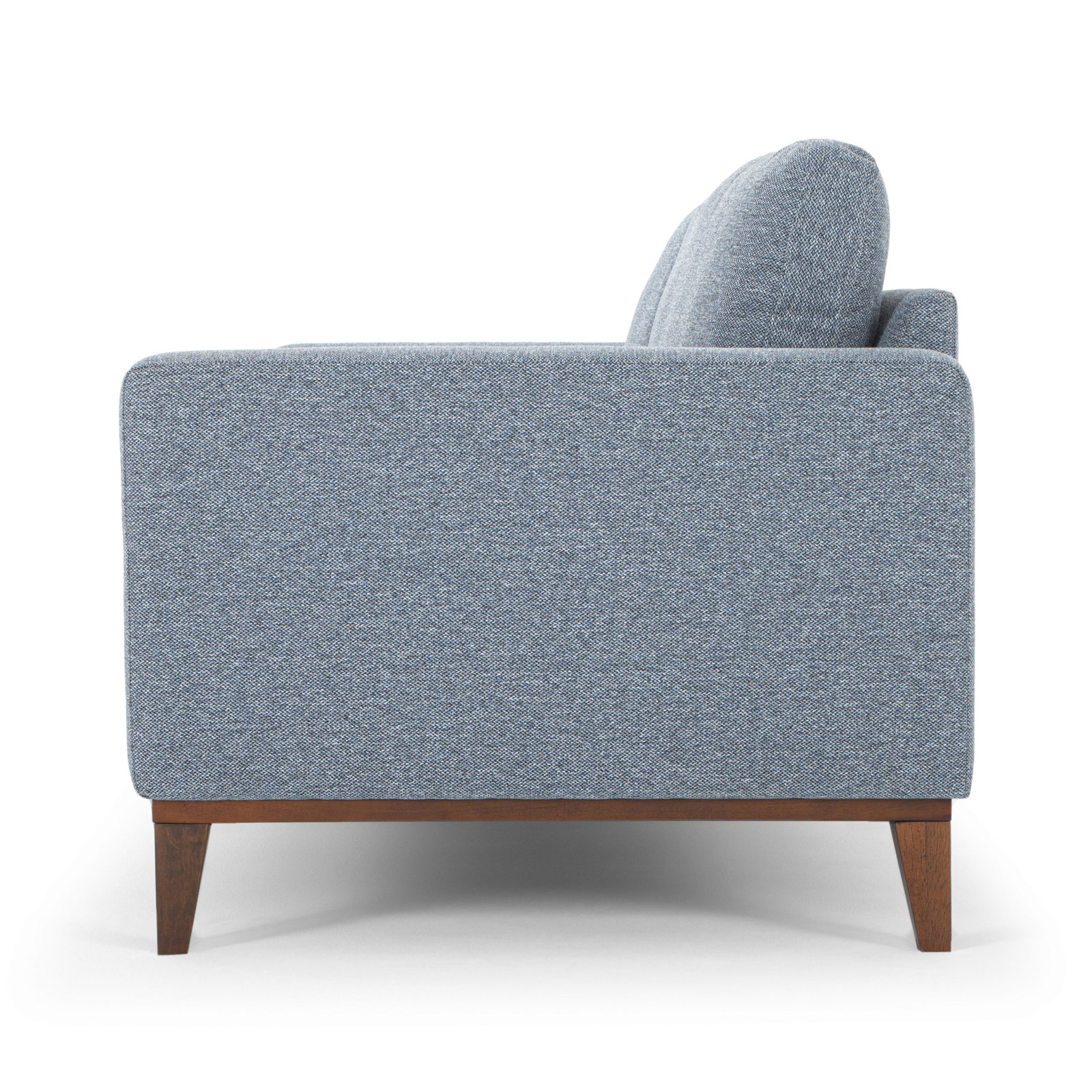 Libra 85" Sofa, Sky Blue Performance Basketweave