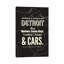 «It's More to Detroit - Dark», reproduction d'art textuel sur toile tendue-55901560