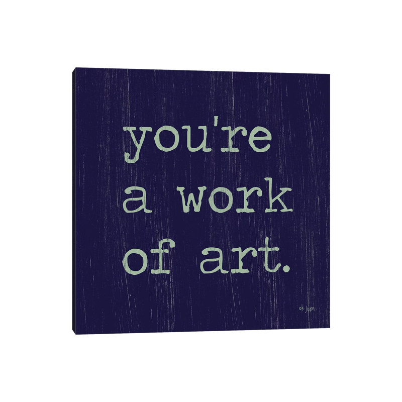 Work Of Art by Jaxn Blvd. - Wrapped Canvas Gallery-Wrapped Canvas Giclée, 45.72 cm H x 45.72 cm W