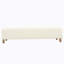 Repose-pieds confortable, blanc