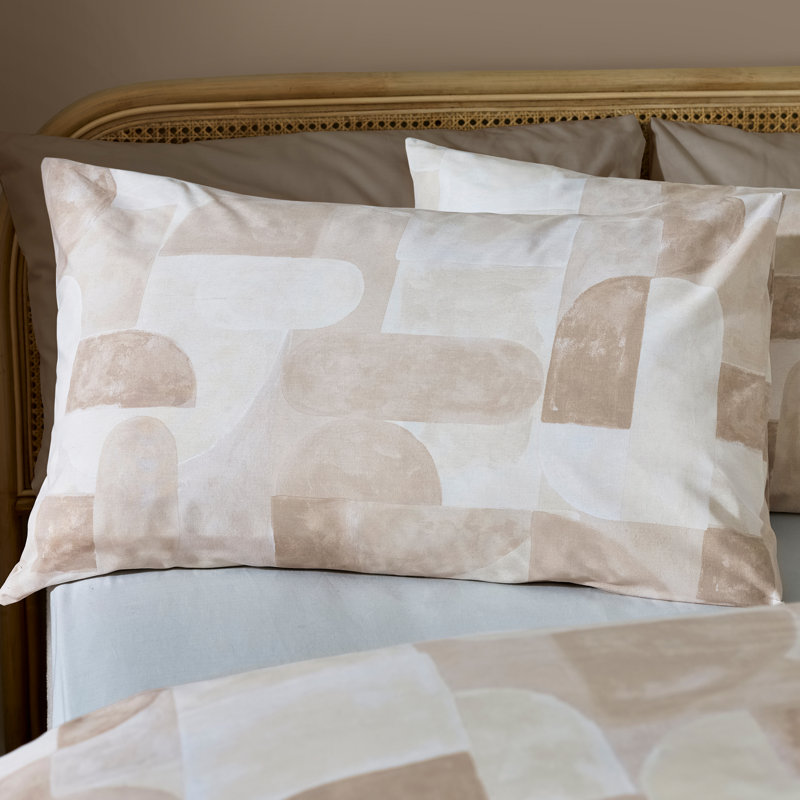 Sloane Geo Reversible Duvet Cover Set, Double Duvet Cover + 2 Standard Pillowcases