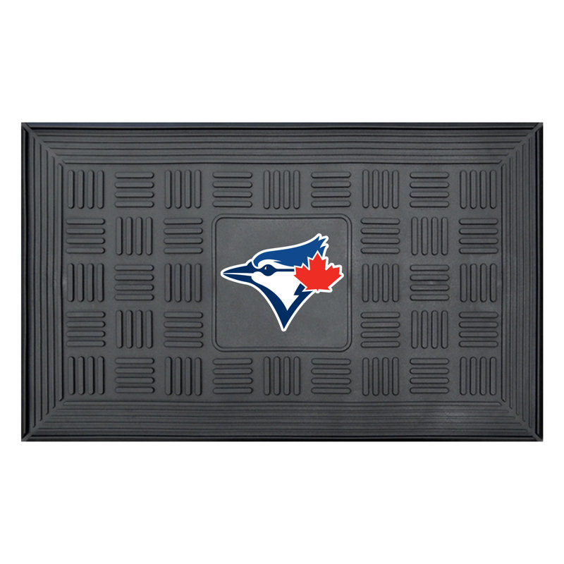 Mlb 31,25 po x 19,5 po tapis de porte extérieur antidérapant