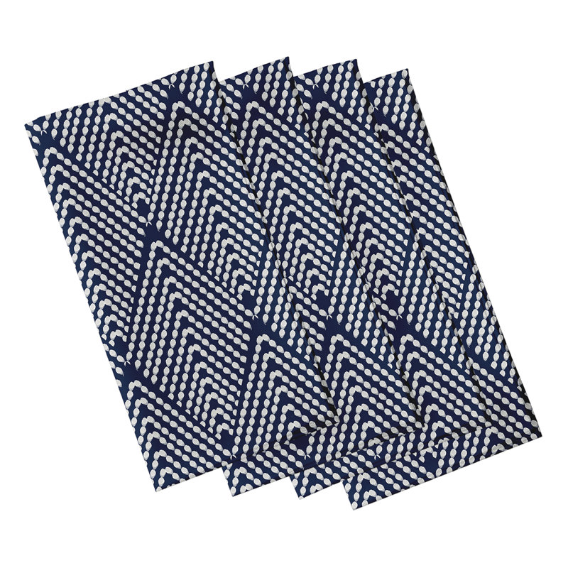 Ensemble de serviettes 4 pièces Jhayden, Bleu