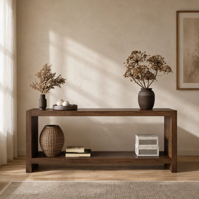 2-Tier Console Table Sofa Table