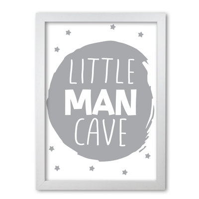 Little Man Cave Circle - Print