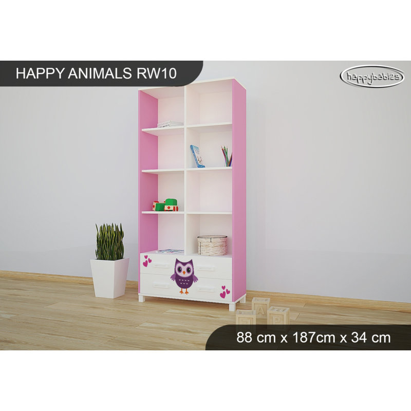 187cm H X 88cm W Animals Kids Cube, Pink