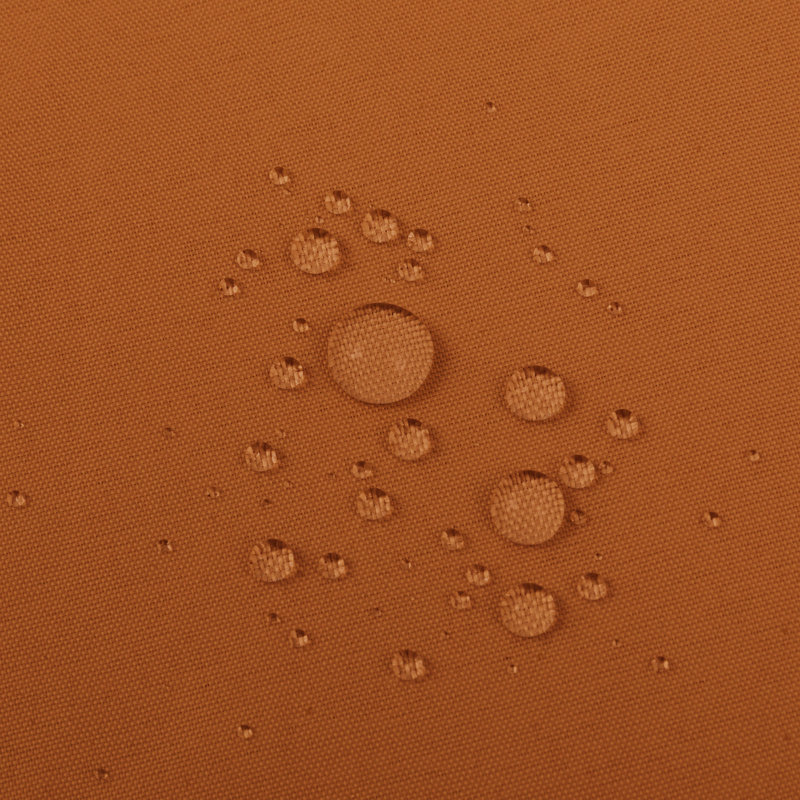Doublure de rideau de douche simple en tissu imperméable avec aimants Kidd, Orange brûlé, H 72 po x l 72 po