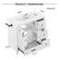 Meuble-lavabo Farmhouse avec lavabo en céramique et tiroirs de rangement-1076200021